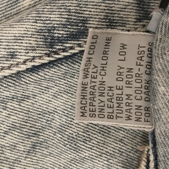 Vintage High Waisted Mom Jeans Acid Wash Zip Legs sz 18 100 Cotton Venezia - Picture 7 of 8